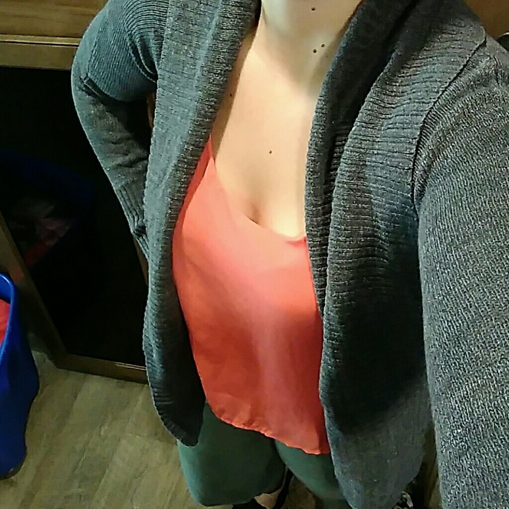 🎇SALE🎇 Calvin Klein Jeans Gray Cardigan - Picture 3 of 8